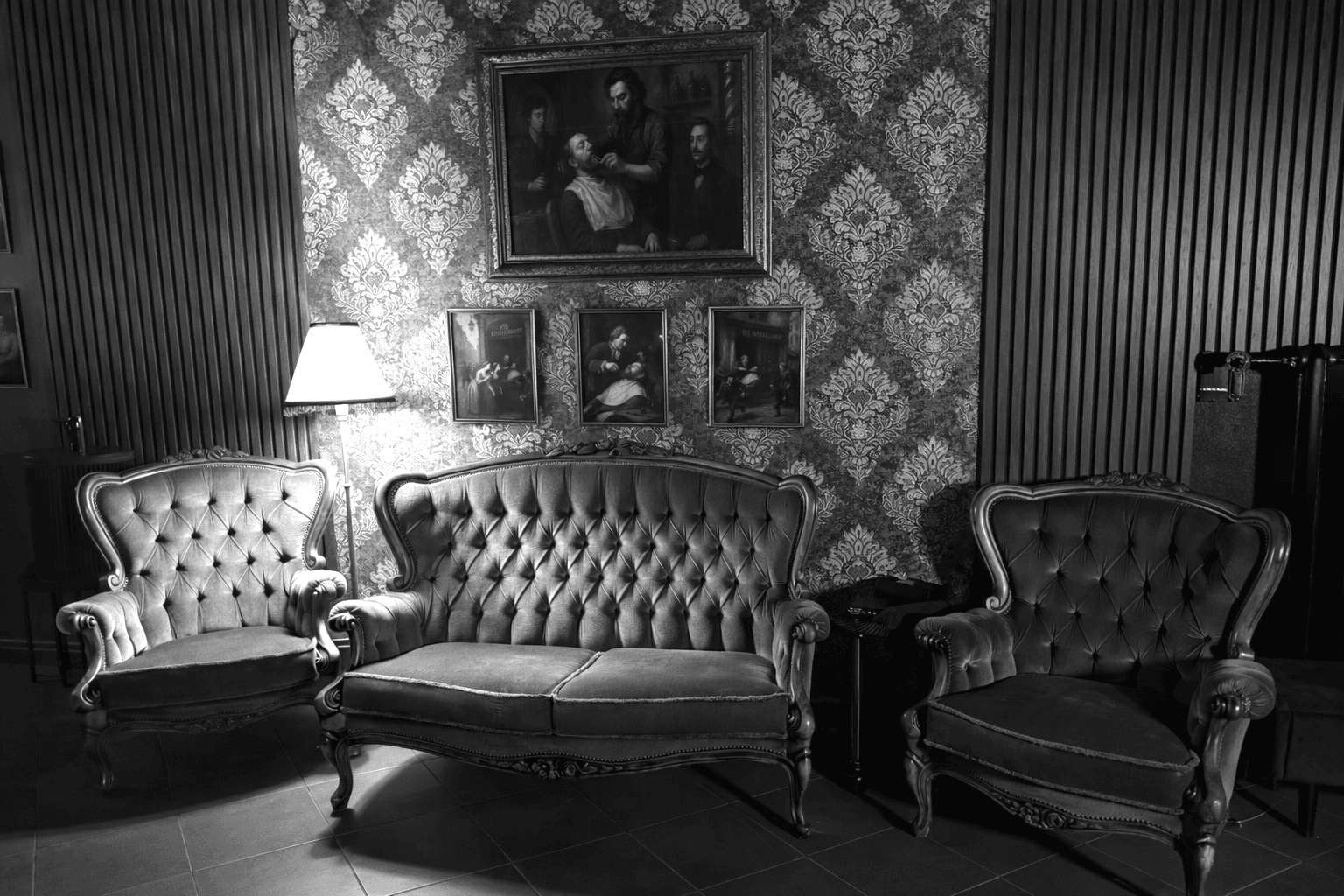 Ģertrūdes 34 Barbershop interior